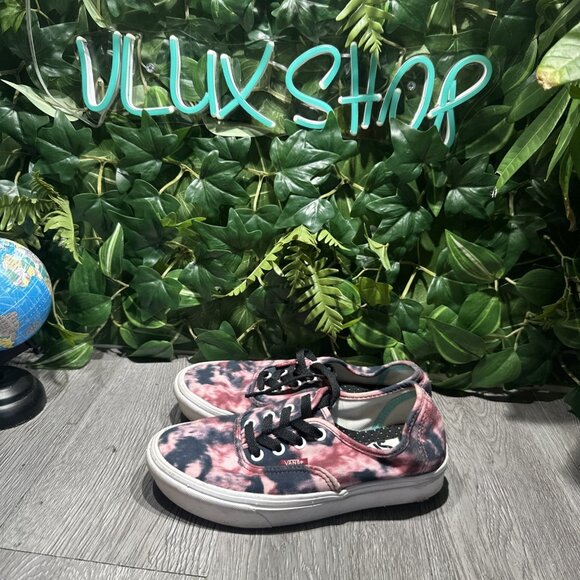 Vans Comfycush Authentic Tie Dye Purple Pink Women Size 6 Shoes - Picture 4 of 8